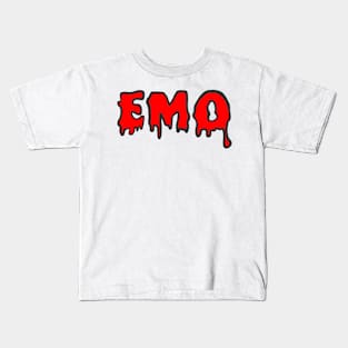 Red EMO Kids T-Shirt